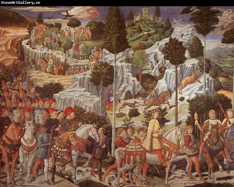 Benozzo Gozzoli Procession of the Magus Gaspar